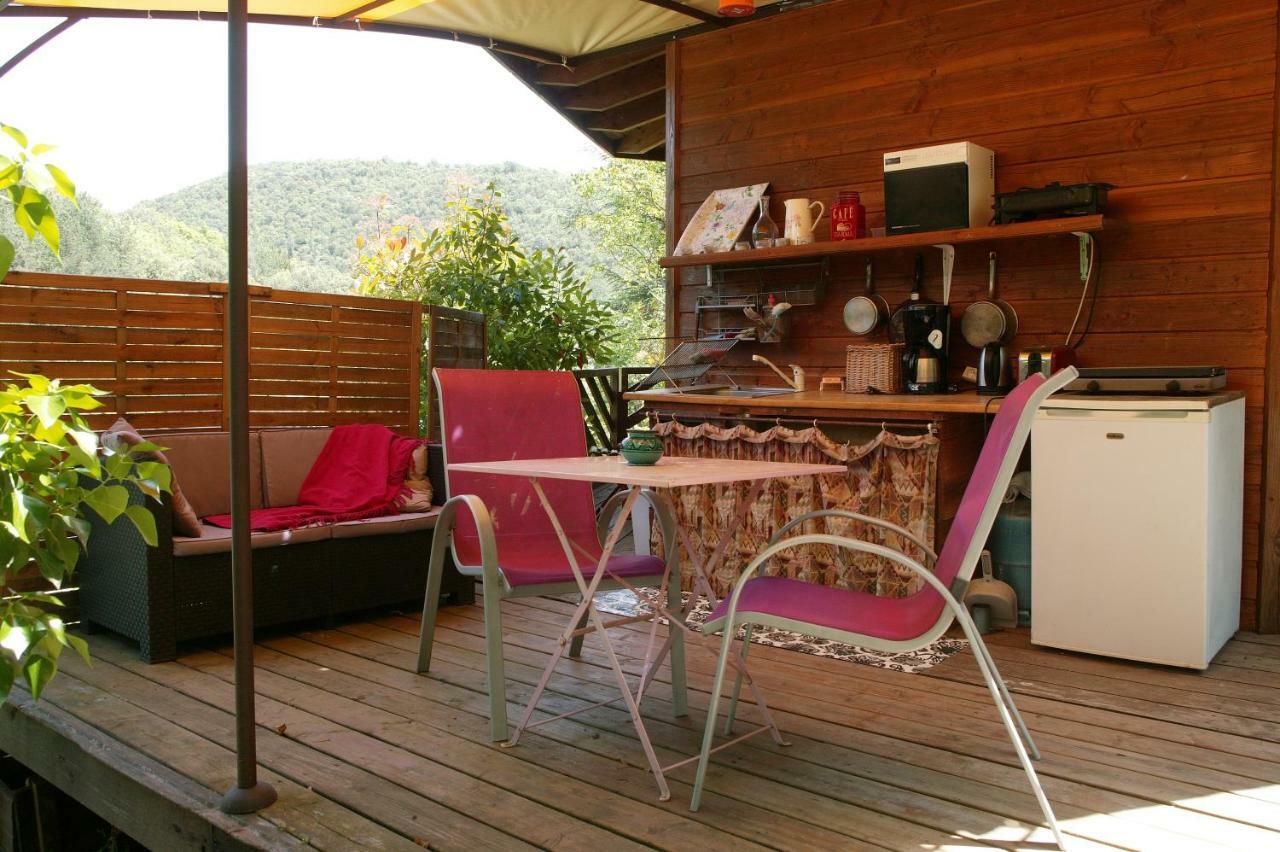 Cros  Le Refuge Des Pots Rouges 빌라 외부 사진